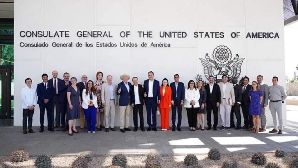Inauguración del nuevo edificio del Consulado General de Estados Unidos en Hermosillo.